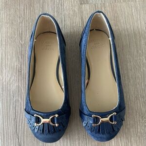 Janie and Jack Ballet Flats Blue 12